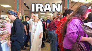 Busy Friday Bazaar in Tehran Iran  Positive Vibe Inside Antique Bazaar ایران