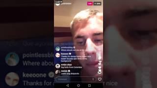 Justin Bieber Singing DESPACITO  LIVE ON INSTAGRAM