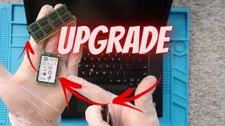 Lenovo Thinkpad T530 Upgrade Step by Step  MSATA SSD  Ram  Windows 10  HDD