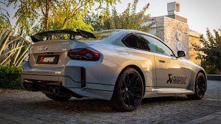 BMW M2 Coupé G87 with an Akrapovič exhaust system