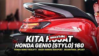 DESAIN NYONTEK SANA SINI? RANGKA KERUPUK VESPA MAKSA LEHER BANTET?  Roasting Honda Stylo 160