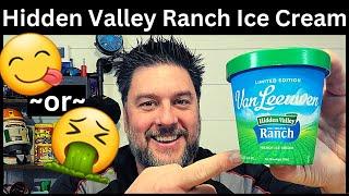 Hidden Valley Ranch ice cream Tested Do we really need Ranch flavored Ice Cream? 494