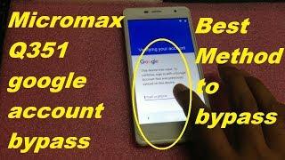 How to bypass google account on micromax Q351 very easy ways