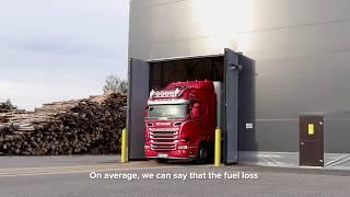 Automated truck sampler biomass. Fortum Joensuu Finland