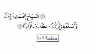 القرآن الكريم سورة 110 -  النصر مع الايات للقارئ معتز آقائي