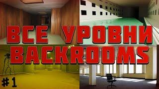 Все Уровни Закулисья #1  All Levels Of The Backrooms