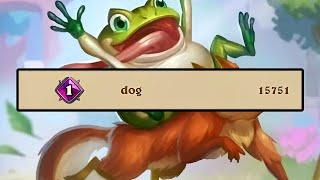 The True Rank 1 Build Leapers  Dogdog Hearthstone Battlegrounds