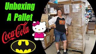 Unboxing a giant Pallet of Coca-Cola Batman and more I also take a nap and become a dinosaur