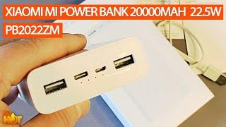 Xiaomi Mi Power Bank 20000mAh USB-A  USB-C 22.5W PB2022ZM  обзор и тест