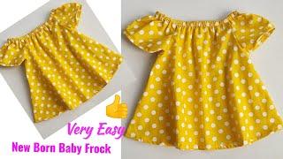 New Born Baby Frock Cutting and stitching  Yoke Baby Frock cutting and stitching  Baby Frock