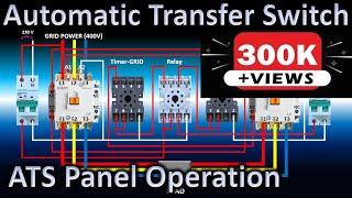 ATS panel wiring  Automatic Changeover Switch for Generator  Automatic Transfer Switch