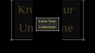 know your UNDERTONE #beauty #foundation #foundationguide #undertone