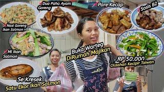 Ati Pulang  Buka Rumah Makan  ‼️  Majikan Borong 1 Ekor Ikan Salmon ‼️ Kedatangan Anak Cucu Nenek