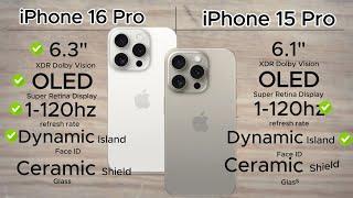 iPhone 15 Pro and iPhone 16 Pro comparison Prototype