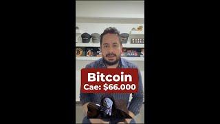 Bitcoin CAE a $66.000... COMPRAR o VENDER