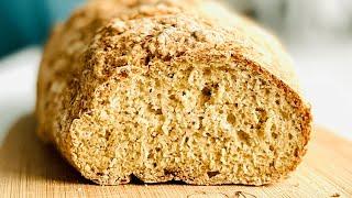 Soft fluffy bread without eggs and wheat flour For your healthy breakfast