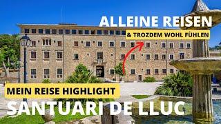 ALLEINE REISEN Santuari de Lluc  Ich habe im Kloster übernachtet  Mallorca im Winter  Vlog