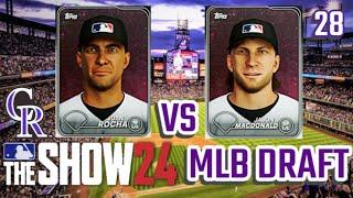 We Have FIVE top 80 picks Hitter or Pitcher @ 4? MLB the Show 24 Draft Only Rockies Franchise E.27