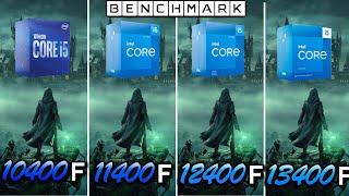 Intel i5 10400F vs 11400F vs 12400F vs 13400F  Test  1080p - 1440p  RTX 4090