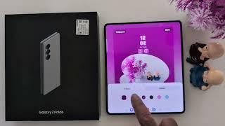 How to Add Frame or Effect to Wallpaper in Samsung Galaxy Z Fold 6