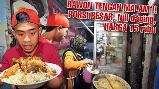 WARUNG MAKAN INI BUKANYA TENGAH MALAM TP TTP AJA BANYAK YG NGANTRI  STREET FOOD MALANG