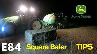 E84  John Deere L340 Square Baler Field Tips from John Deere Technician