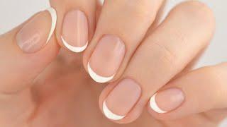 How To Paint Nails Perfectly With French Tips  DIY French Manicure 2024