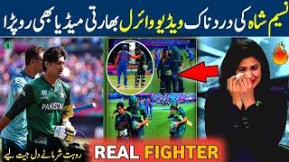 Naseem Shah Crying After India Match - Rohit Sharma Heart Winning Gesture With Naseem Shah Crying