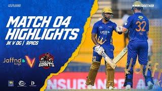 Match 04  Dambulla Giants vs Jaffna Kings  Full Match Highlights LPL 2021
