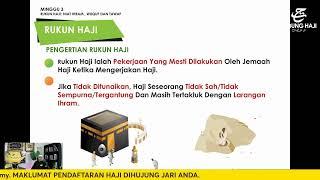 Kursus Asas Haji Siri 3 Rukun Haji