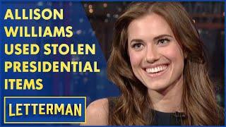 Allison Williams Used Stolen Air Force One Items To Get Dates  Letterman