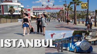 Istanbul Belediyesi Beach Walking Tour.4K.UHD