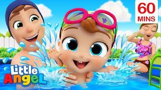 Getting Ready For Swimming Lessons + More Little Angel Kids Songs & Nursery Rhymes