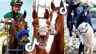 The Cutest HORSES Equestrian TikTok Compilation #182