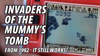 Invaders of the Mummys Tomb - 1982 Bandai LCD Solarpower Game...That Still Works PERFECTLY