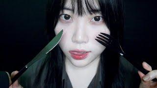 ASMR 여러분들을 맛있게 먹어줄게요  이팅유  낼루미 뒷부분 노토킹 Eating you spit painting