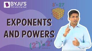 Exponents and Powers  Learn from BYJUS