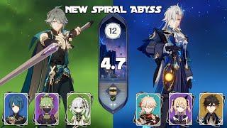 F2P ALHAITHAM QUICK BLOOM & F2P NEUVILLETTE FULL STAR NEW SPIRAL ABYSS 4.7  4 WAVE DPS CHECK???