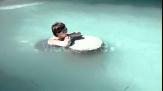 Middle Aged Woman in Spa of Sultaniye Baths 4K. Natural Mud and Hot Spring Resort in Turkey.