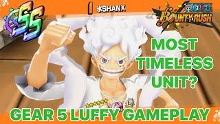 LEVEL 100 GEAR 5 LUFFY IS TIMELESS  ONE PIECE BOUNTY RUSH  OPBR