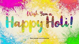 Happy Holi wishes  Holi wishes for whatsapp status  Holi Special Animation Video