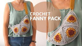 How To Crochet A Fanny Pack Bag  Easy Tutorial