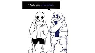 SANS AND OUTERTALESANS PUNS SCENE - UNDERVERSE 0.4 OUT TAKE