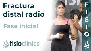 FRACTURA distal del RADIO Rehabilitación fase INICIAL - FisioClinics Palma