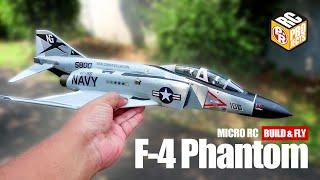 I Build F-4 Phantom Micro RC Plane with Foam