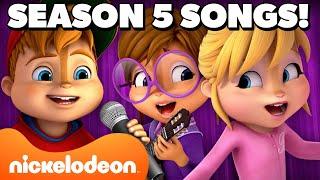 EVERY Song From ALVINN AND THE CHIPMUNKS Season 5  Part 1  Nickelodeon Cartoon Universe