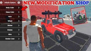 New Car Modification Shop in Indian Bike Driving 3D Update  New Update Cheat Code Harsh in Game