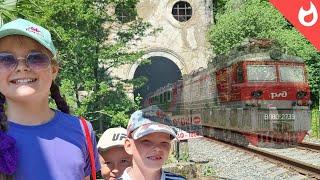 Железнодорожные тоннели и самая красивая жд станция Ахазии