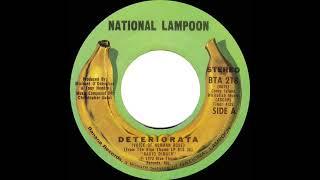 1972 National Lampoon - Deteriorata Norman Rose narrator  Melissa Manchester vocal