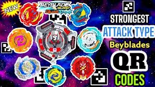 Unlock the Power ALL the Strongest ATTACK Type Beyblade QR Codes  Beyblade Burst App